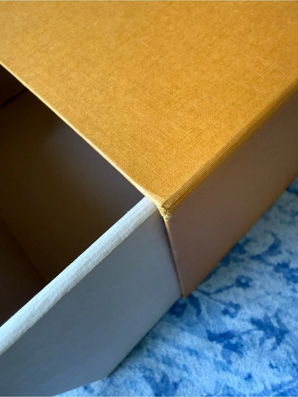 Louis Vuitton Orange and White Gift Box storage LV